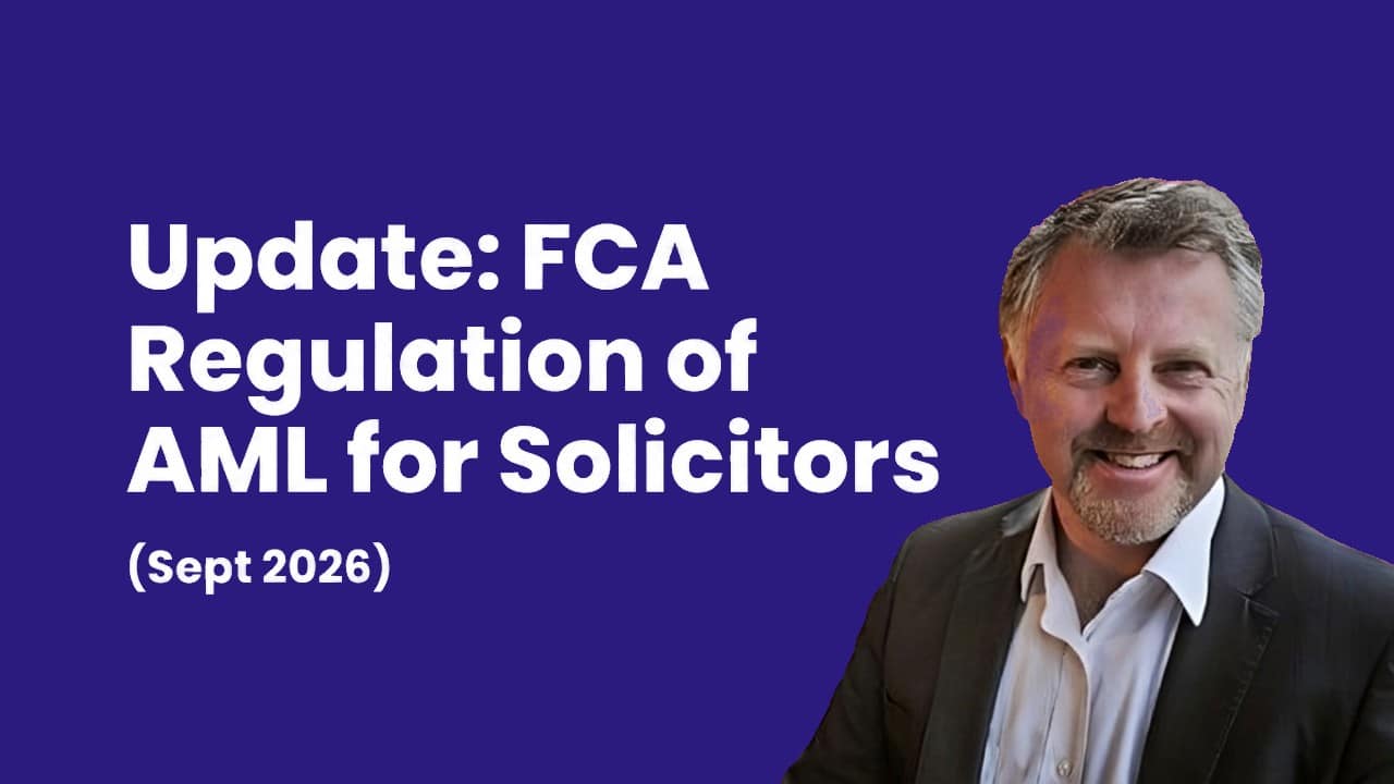 Update: FCA Regulation of AML for Solicitors (Sept 2026), presented by Ingemar Hunnings